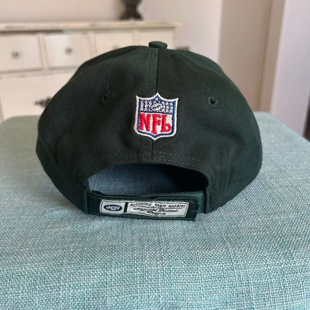 Vintage PUMA New York Jets‎ NFL Pro Line Strapback Embroidered Green Hat